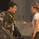 Rita Vrataski (Emily Blunt) tells William (Tom Cruise) how not to die again.